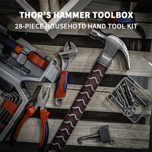 Martillo <span class=keywords><strong>Thor</strong></span> Industrial, Juego de Herramientas Multifuncional para el Hogar, con Mango de Aluminio, Caja de Herramientas de Acero, Combinación de Herramientas para Electricistas, Fabricación OEM - Product Image 3