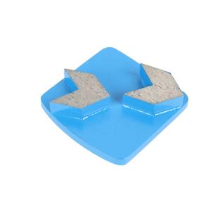 <span class=keywords><strong>TRUE</strong></span> SHINE Bloques Abrasivos de Diamante de Dos Segmentos en Forma de Flecha para Concreto Duro/Medio/Blando, OEM Disponible, Grano 16-100, Unión de Resina/Cerámica - Product Image 1