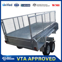 Kotak Trailer Tipper hidrolik, Trailer 9x5 Tandem 2 Ton (penggunaan pertanian baru)