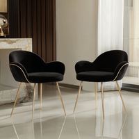 Ensemble de chaises de salle à manger convertibles traditionnelles de luxe en acier inoxydable, 6 places, pour la maison, le bureau, l'appartement, structure métallique, OE HOME, garantie 5 ans