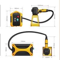 Vente chaude 30W Machine de marquage laser à fibre JPT Portable Galvo Laser Gravure 3D Facile à utiliser AI PLT pour la pierre en métal