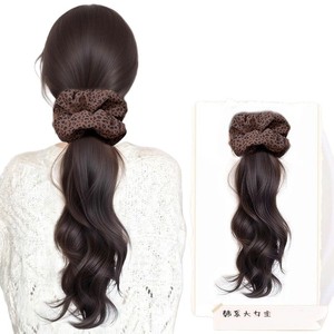 Peluca de Cola de Caballo con Estampado de Leopardo Estilo Coreano, Fibra Kanekalon, Sin Pegamento, Resistente a Altas Temperaturas, Volumen Natural Esponjoso, Accesorio para el Cabello - Product Image 5