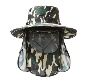 Летняя рыболовная шляпа на заказ, Солнцезащитная шляпа, комплексная водонепроницаемая защита для лица, защита от УФ-лучей, все вокруг - Product Image 5