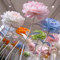 Y-072 Fleurs artificielles géantes haut de gamme élégantes faites à la main, sur pied, pour la décoration d'événements et de fêtes de mariage, surdimensionnées pour les mariages et les réceptions