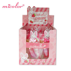 Llavero colgante 3 en 1 a base de aceite Hidratante Brillo de labios Cadena de perlas Cuidado de labios brillantes - Product Image 4