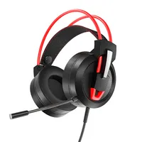 Hellcrack V9 3.5 Mm Headset Gaming untuk PS4 Ponsel PC L Tipe 3.5 Earphone Headphone Gaming 7.1 Kartu Suara grosir