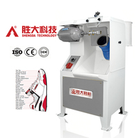 SHENGDA Meilleure vente Machine industrielle de rectification et de polissage de chaussures à grande vitesse, pour le dessus des chaussures, le meulage rugueux des semelles et le lustrage du cuir des bords