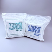 Lingettes pour salles blanches pharmaceutiques GMP 6x6 pouces 110 g/m² 1009SLE, sans peluches, à bords scellés au laser