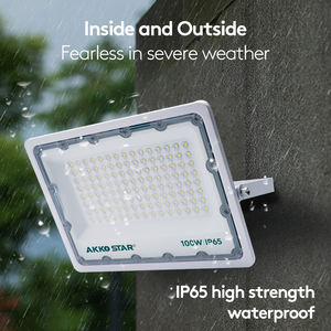 AKKOSTAR 100W AC185-265V 110 Lm/w RA 80 PF 0.5 IP 65 Fundición de Aluminio 6500K Ángulo de Iluminación 90 °   Reflector Impermeable - Product Image 2