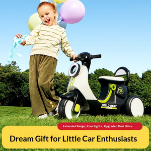 Moto électrique pour enfants, <span class=keywords><strong>tricycle</strong></span> jouet télécommandé en plastique, pour bébés de <span class=keywords><strong>1</strong></span> à 6 ans, avec musique et éclairage, cadeau de Nouvel <span class=keywords><strong>An</strong></span> pour garçons - Product Image 5