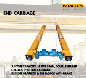 ข้อเสนอที่ดีที่สุดสำหรับรถเข็นปลายรางปี 2026 สำหรับเครน EOT |   ส่วนประกอบเครนเหนือศีรษะแบบคานเดี่ยวและคานคู่สำหรับงานอุตสาหกรรม - Product Image 5