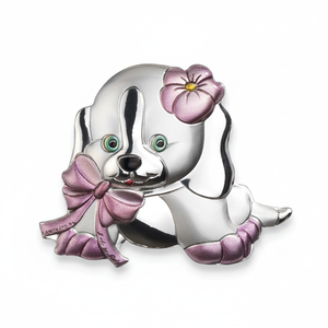 BLAZON Ciondolo e charm alla moda a forma di cagnolino rosa 40x33 mm - Product Image 2