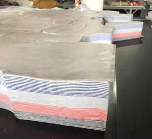 Cortador de amianto de lana de roca industrial automático compatible con la seguridad para la construcción naval aeroespacial Hazmat Handling Core PLC Motor - Product Image 3