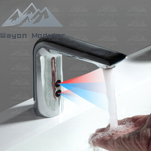 Wayon thương mại cấp tự động cảm biến vòi đồng cơ thể Chrome kết thúc cho nhà vệ sinh công cộng xây dựng mô-đun dự án cung cấp - Product Image 1