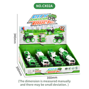 Inerzia per bambini <span class=keywords><strong>camion</strong></span> della spazzatura <span class=keywords><strong>giocattolo</strong></span> di 360 gradi rotazione acrobatica fuoristrada città veicolo igienico-sanitario - Product Image 6