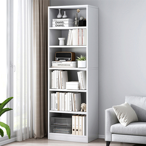 Solid Wood Simple Bookshelf Floor to