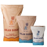 Sac en papier Kraft de qualité alimentaire pour emballage de farine, riz et sucre, vente directe en usine, 20kg, 30kg, 50kg