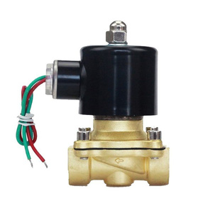 DN15 1/2 นิ้ว 2W-160-15 วาล์วโซลินอยด์แบบปิดปกติ ทำจากทองเหลือง ใช้กับไฟ AC220V DC12V DC24V แบบ 2 ทาง สำหรับระบบนิวเมติก - Product Image 1
