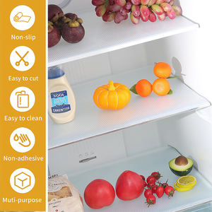 Refrigerator <strong>Liners</strong> Washable clear Shelf <strong>Liners</strong> for Kitchen Cabinets Non-slip Drawer <strong>Liner</strong> EVA Material <strong>Cupboard</strong> Fridge Mat - Product Image 6