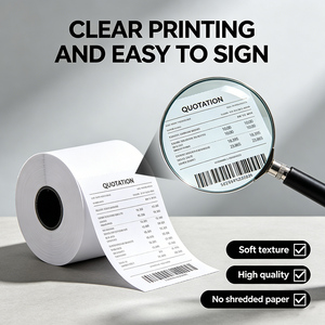 Rollo <span class=keywords><strong>de</strong></span> Papel Térmico para POS, 57x40mm, 57x38mm, 80x80mm, Impermeable, Impresión <span class=keywords><strong>de</strong></span> 1-8 Colores, para Recibos <span class=keywords><strong>de</strong></span> <span class=keywords><strong>Caja</strong></span> Registradora <span class=keywords><strong>de</strong></span> Bancos y Supermercados - Product Image 4