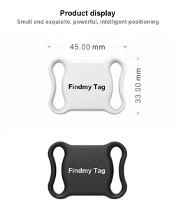 Long Time Standby Smart Blue Tooth Tracking Location Air Tag Waterproof Pet Adjustable Mini Collar GPS Tracker For Dog Cat