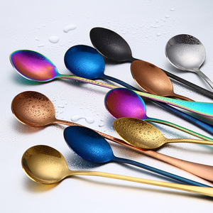 Modernes Design Kaffeelöffel-Set Langer Teelöffel Langlebiger Edelstahl <span class=keywords><strong>Nutella</strong></span> Eiscreme Dessert Honig Spülmaschinenfest - Product Image 4