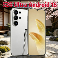 22GB+2TB S26 Ultra Android 16 Layar LCD 7.3 inci 144Hz Kamera 108MP Prosesor Terbaru 4G/5G Dual SIM Deca Core S26 Ultra 5G Smartphone