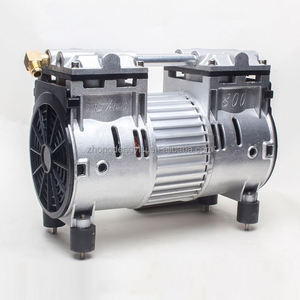 เครื่องอัดอากาศแบบลูกสูบไร้น้ำมัน 220V 550W เงียบ พกพาสะดวก พร้อมถังเก็บลม มอเตอร์เครื่องยนต์ ใช้แก๊ส ใช้ไฟ AC เสียงเบา หล่อลื่นง่าย - Product Image 2