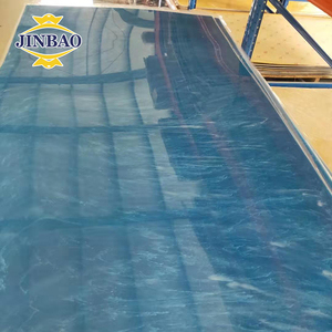 Lámina Acrílica JINBAO Transparente con Brillo Dorado, Diseño de Mármol Fundido, Superficie Sólida, 4 pies <span class=keywords><strong>x</strong></span> 8 pies, 3 mm de Grosor - Product Image 2