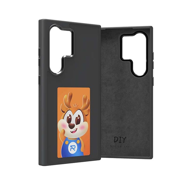 GSC 2025 New Designer NFC Smart E Ink Screen Display Mobile Phone case Cover for Samsung Galaxy S24 Plus