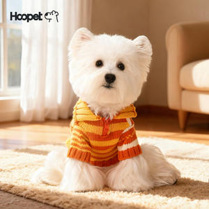HOOPET Kleurrijke 60% Katoen 40% Acryl Leisure Windtrui Hond Herfst Winter Warme Kleding Beer West Highland Puppy kat - Product Image 5