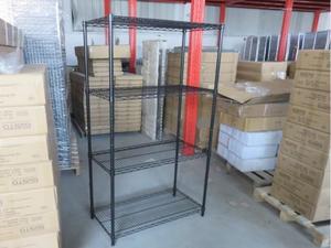 מדף חוט מתכת מצופה כרום מתכת מדף 5 שכבה מוסך מטבח מחסן מדפים - Product Image 5