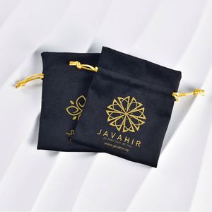 Bolsas de Terciopelo Reciclables de Alta Calidad, Color y Tamaño Personalizados, Bolsa para Joyería, Paquete de Regalo con Logotipo Personalizado, Cierre con Cordón - Product Image 2