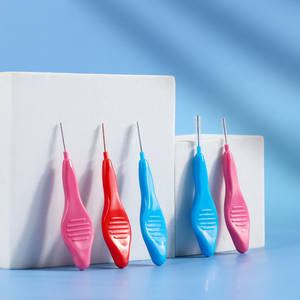 Cura <span class=keywords><strong>dentale</strong></span> di trasporto libero di Plastica Portatile 15 Pcs Interdentale Pennello con 1 cap - Product Image 3