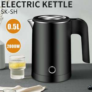 Vente chaude 2025 Appareils Ménagers Petite Bouilloire Électrique Thermos Théière Chaudière À Eau À Chaleur Rapide Pour Dortoir De Voyage Utilisé - Product Image 5