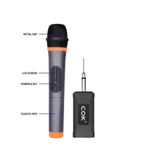 Profesyonel kablosuz mikrofon microfono inalambrico VHF profesyonel de largo alcance