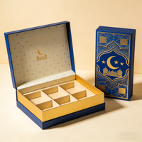 Coffret de Luxe Ramadan 2027 : Petites Boîtes avec Diviseurs pour Célébrations du Ramadan Moubarak