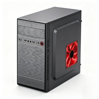Boîtier de tour d'ordinateur Micro ATX Mini ITX très demandé, 350 mm, 4 emplacements PCI, HDD SSD, refroidissement en maille, accessoires pour PC de jeu de bureau