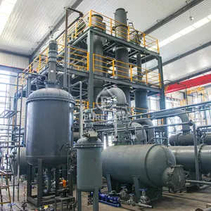 Convert Used Black Oil Into New Diesel Or Base Oil Mini Distillation Plant Waste Oil Recycling Plant