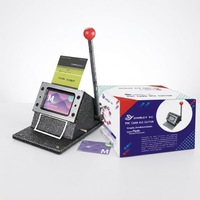 Cortadora de Tarjetas de Visita SHIRLEY YA CT001 86x54mm, Máquina de Corte de Tarjetas de PVC, Cortadora Manual de Acero para Tarjetas de PVC