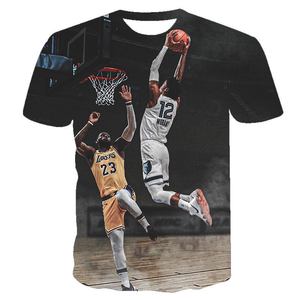 Livraison gratuite, <span class=keywords><strong>maillot</strong></span> de basket-ball <span class=keywords><strong>des</strong></span> <span class=keywords><strong>Grizzlies</strong></span> Ja Morant, dernière saison # T-shirt décontracté pour homme, imprimé en 3D, corps entier, 12 pièces - Product Image 1