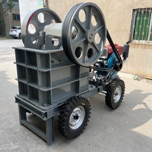 באיכות גבוהה רוק נייד אבן ריסוק מכונת גרניט בזלת שיש בזלת מיני שור נייד לסר מנוע דיזל למכירה - Product Image 4