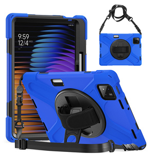 Housse de <span class=keywords><strong>tablette</strong></span> en silicone épaisse antichoc pour <span class=keywords><strong>Xiaomi</strong></span> <span class=keywords><strong>Pad</strong></span> 7/<span class=keywords><strong>Pad</strong></span> 7 Pro 2024 11,2 pouces avec bandoulière - Product Image 1