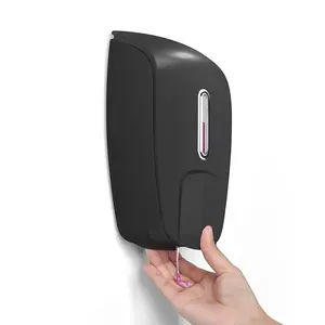 Dispenser di sapone in schiuma manuale per disinfettante per le mani con montaggio a parete bianco nero 800mL
