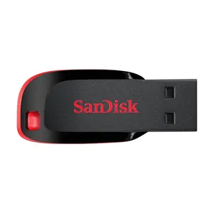 100% Originele Sandisk Cruzer Cz50 Usb Flash Drive Pen Drive Usb 2.0 Ondersteuning Officiële Verificatie 128Gb 64Gb 32Gb 16Gb