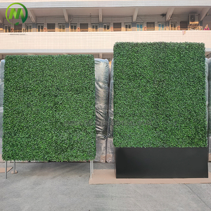 Customized Boxwood Artificial Grass <strong>Wall</strong> <strong>Vertical</strong> Panels Plastic Artificial Boxwood Hedges <strong>Planter</strong> Factory Price Sale OEM - Product Image 4