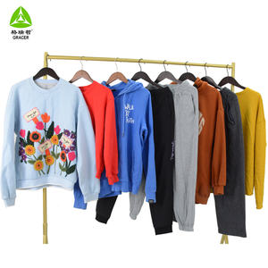 广州格蕾斯男女通用运动服套装二手品牌现货欧洲进口棉/尼龙夏季二手衣服成包 - Product Image 1