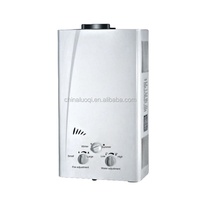 Gran oferta, calentador de agua a Gas de alta calidad para baños interiores, calefacción instantánea sin tanque de 12L con salida rápida, LCD barato para uso con GLP