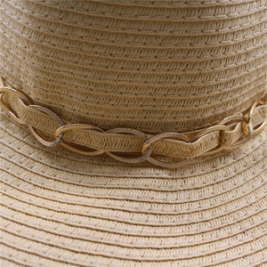 Rộng vành bán buôn tùy chỉnh mùa hè bãi biển mặt trời giấy mềm rơm <span class=keywords><strong>hat</strong></span> đối với phụ nữ - Product Image 6