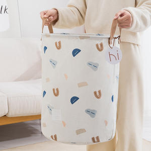 GREENSIDE Extra grande plegable tela <span class=keywords><strong>ropa</strong></span> <span class=keywords><strong>sucia</strong></span> cesta al por mayor plegable lavandería almacenamiento hogar niños juguete barril - Product Image 2